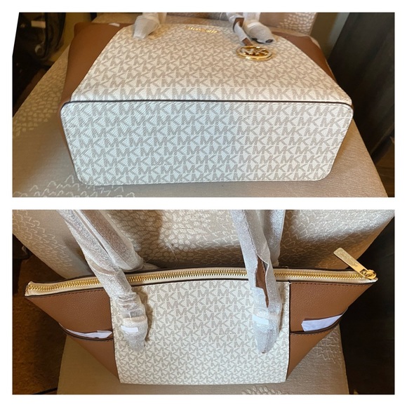 ✨MICHAEL KORS✨Authentic Vanilla Tote NEW! - Picture 8 of 12